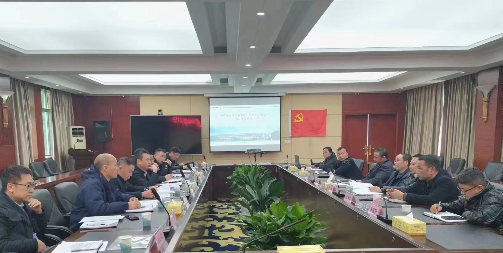 株洲航電分公司、空洲島公司聯(lián)合調(diào)研安江水電站和清水塘水電站